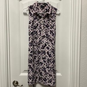 Banana Republic Petite Floral sleeveless dress